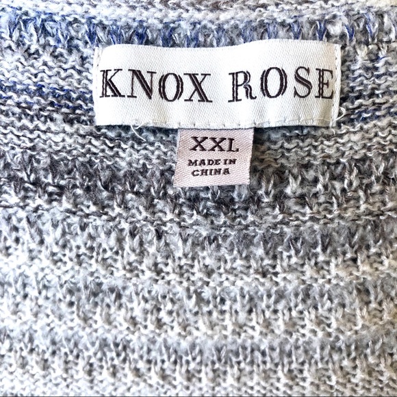 Sweater V-neck Asymmetrical Style - Picture 5 of 6